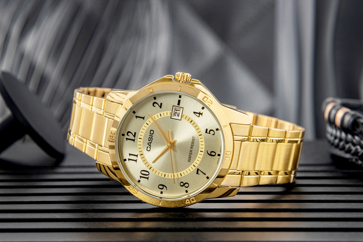 Zegarek Męski CASIO MTP-V004G-9BUDF + BOX Zegarek Męski CASIO MTP-V004G-9BUDF + BOX