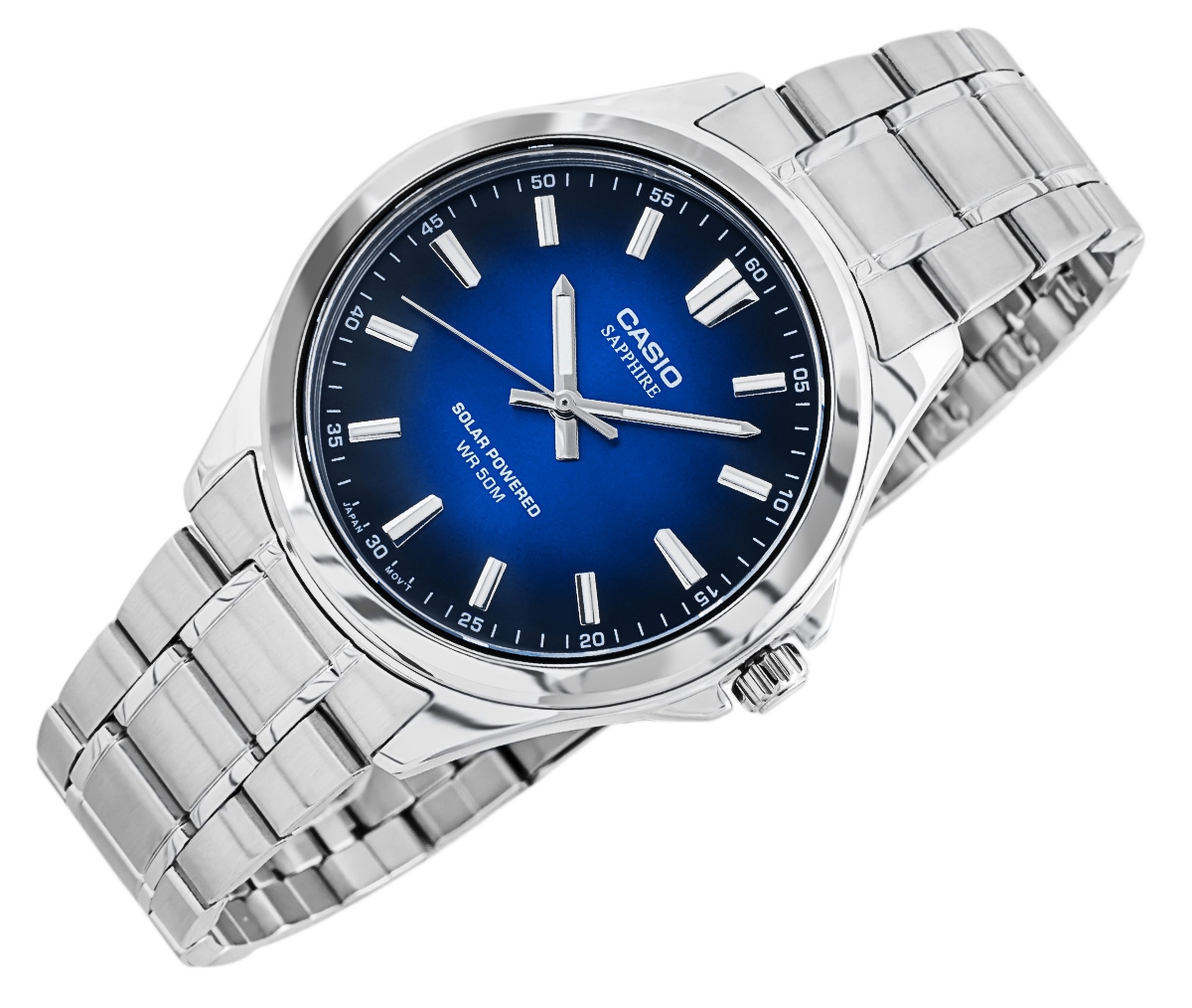 Zegarek Męski CASIO Solar MTS-RS100D-2AVDF + BOX Zegarek Męski CASIO Solar MTS-RS100D-2AVDF + BOX