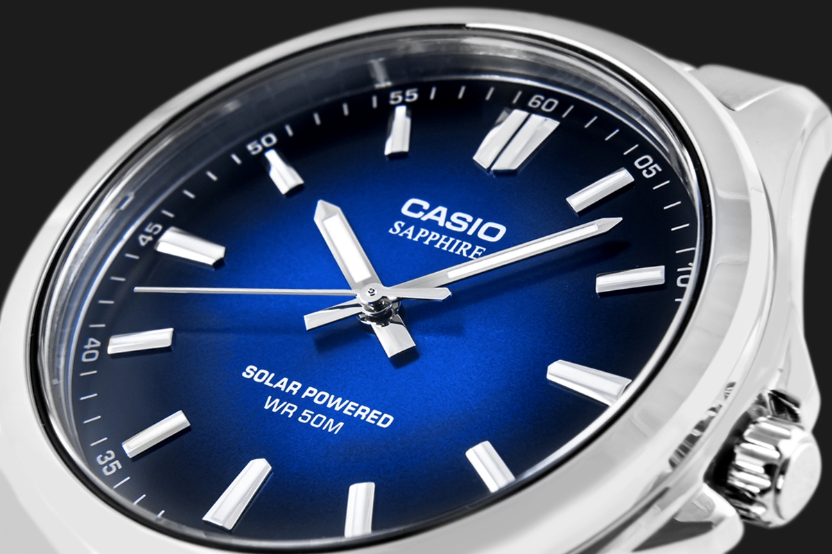 Zegarek Męski CASIO Solar MTS-RS100D-2AVDF + BOX Zegarek Męski CASIO Solar MTS-RS100D-2AVDF + BOX