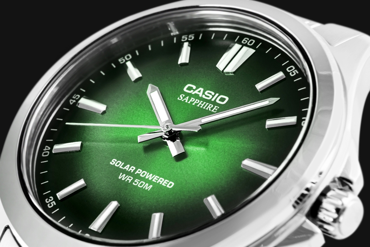 Zegarek Męski CASIO Solar MTS-RS100D-3AVDF + BOX Zegarek Męski CASIO Solar MTS-RS100D-3AVDF + BOX