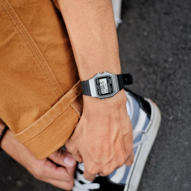Zegarek Męski CASIO F-91WM-1BDF