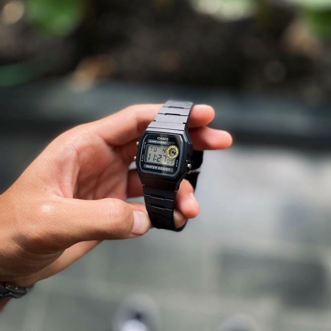 Zegarek Męski Casio VINTAGE Czarny F-94WA-8DG