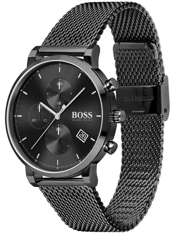 Zegarek Męski Czarny Hugo Boss Integrity 1513813 Zegarek Męski Czarny Hugo Boss Integrity 1513813