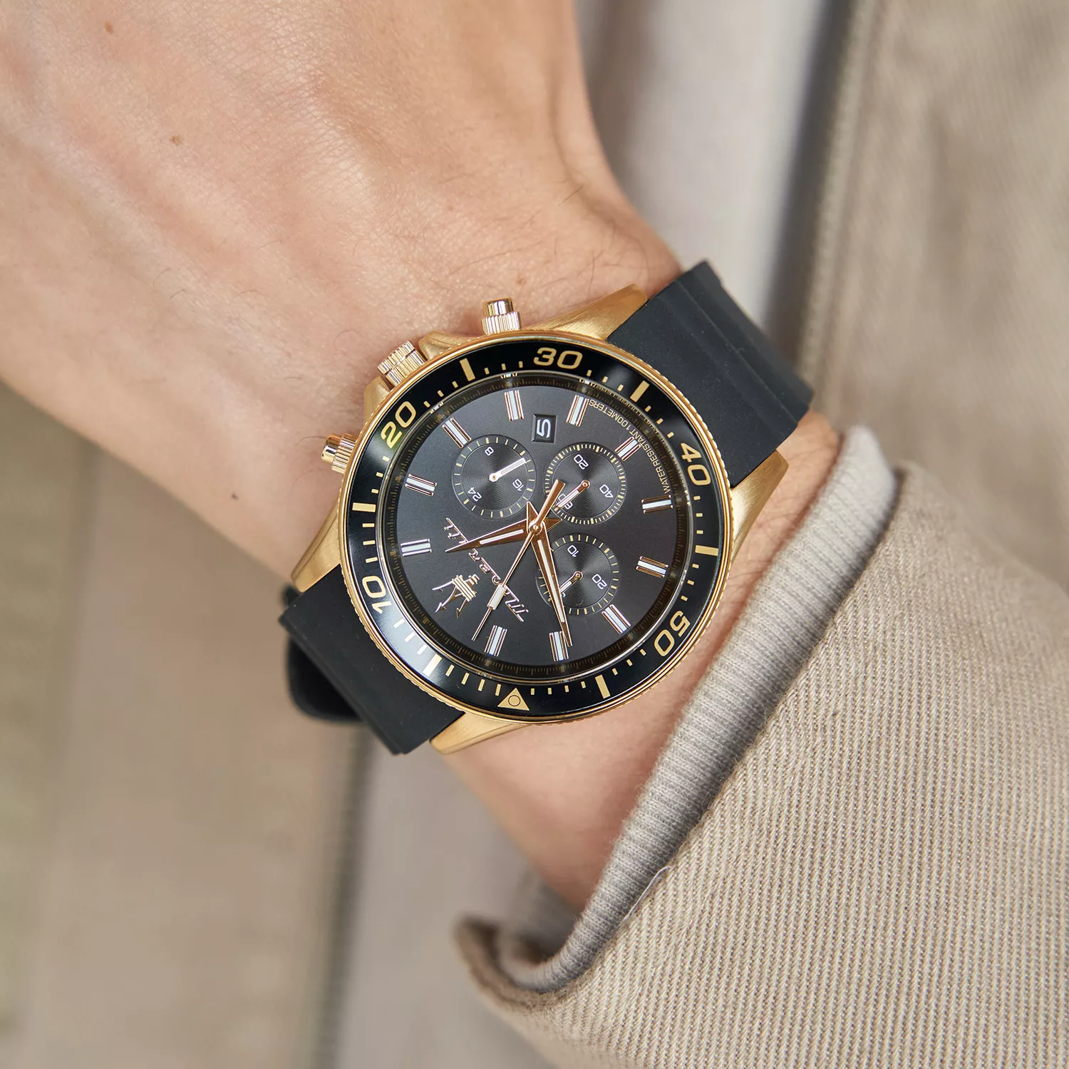 Zegarek Męski Maserati Sfida R8871640001 + BOX Zegarek Męski Maserati Sfida R8871640001 + BOX