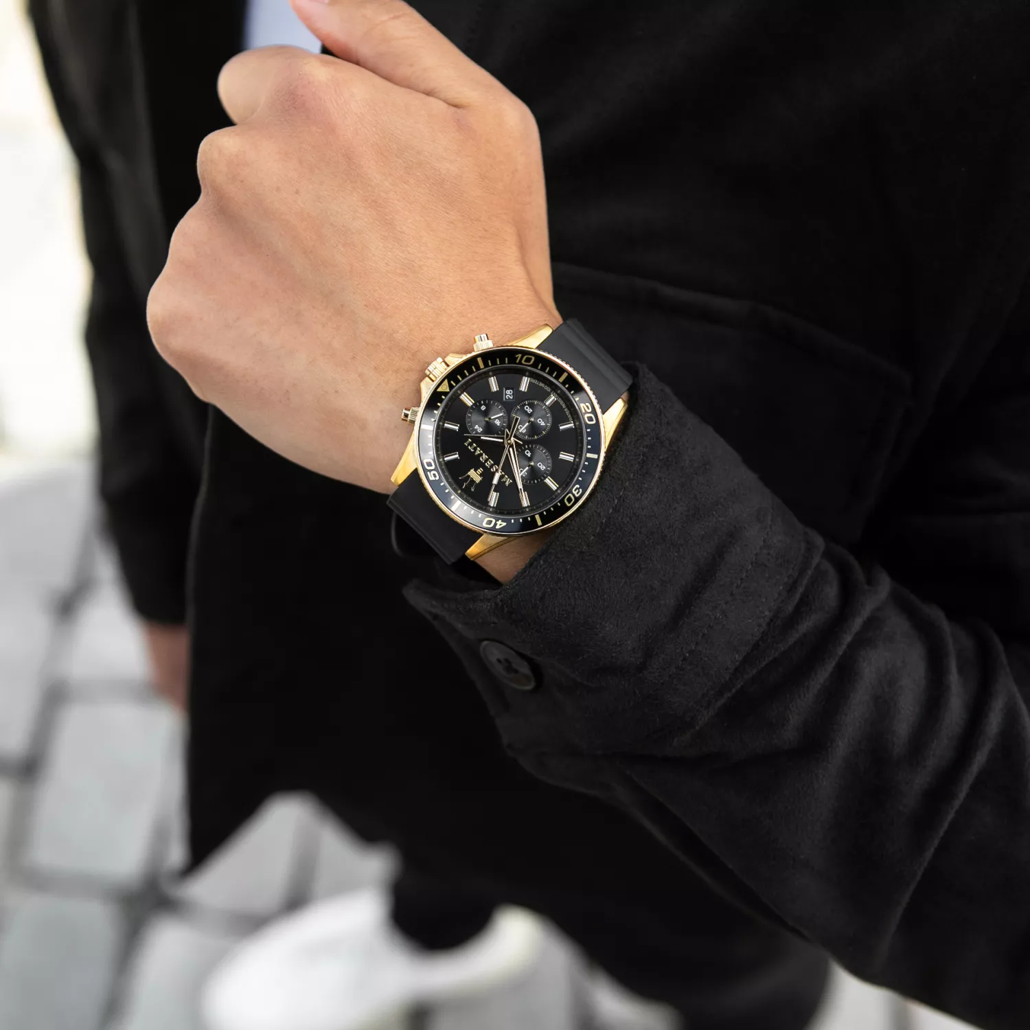 Zegarek Męski Maserati Sfida R8871640001 + BOX Zegarek Męski Maserati Sfida R8871640001 + BOX