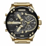Zegarek damski G.Rossi na złotoróżowej bransolecie typu Mesh. Złotoróżowe wskazówki i indeksy (cyfry arabskie) na białej tarczy. Złotoróżowa koperta zegarka o średnicy 36 mm.