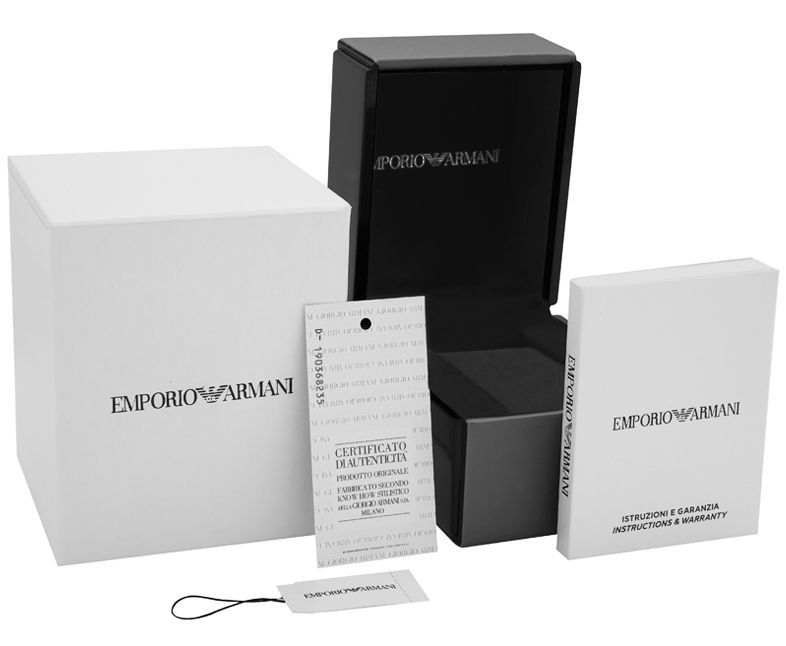 Zegarek męski Emporio Armani Ceramica AR1451 na bransolecie czarnej, czarna tarcza, WR50 - zdjęcie 2 Zegarek męski Emporio Armani Ceramica AR1451 na bransolecie czarnej, czarna tarcza, WR50 - zdjęcie 2