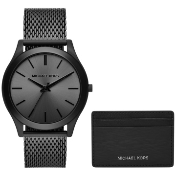 Zegarek Męski + Etui na karty MICHAEL KORS MK1085SET + BOX