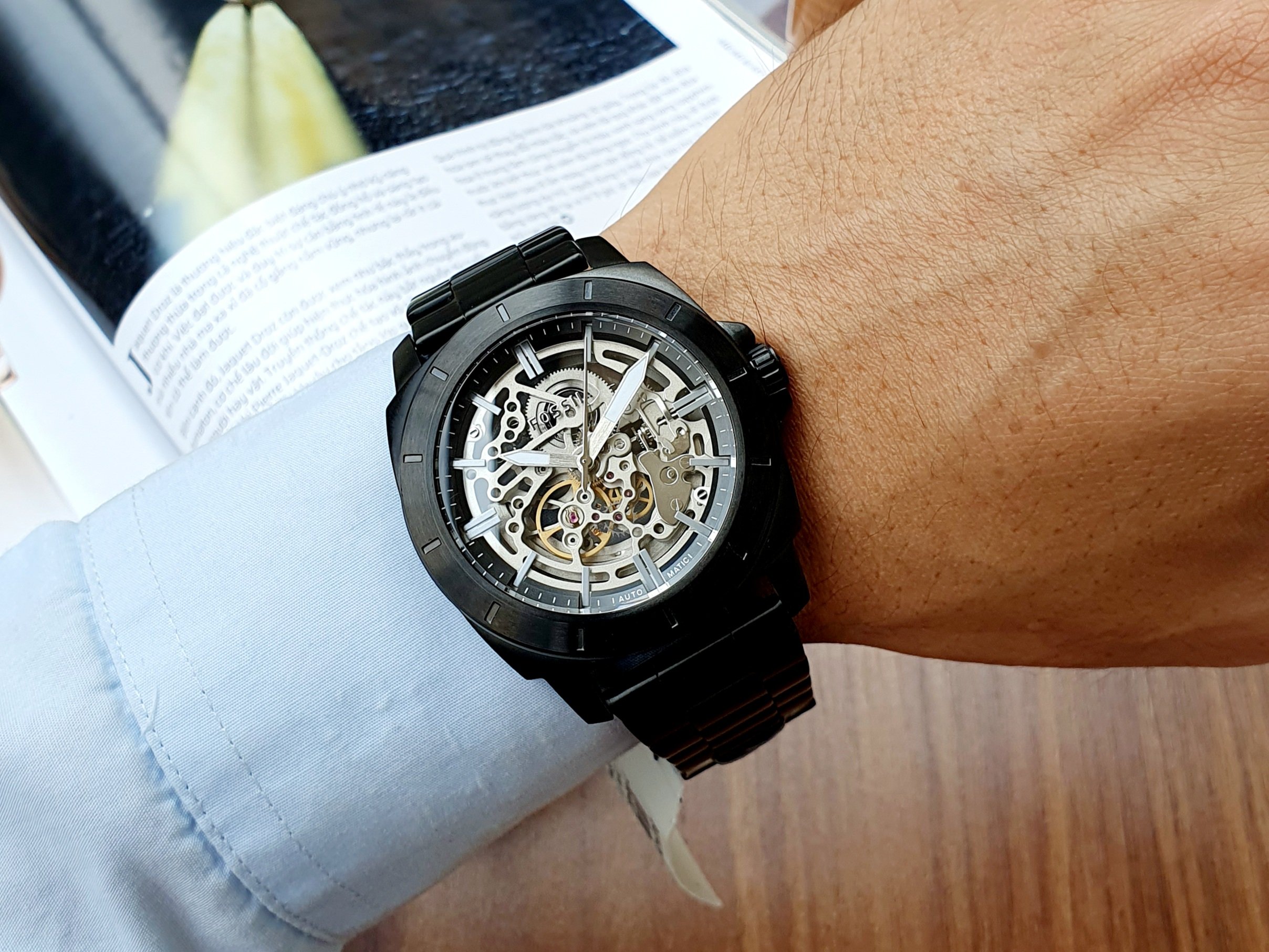 美品　FOSSIL Privateer Sport BQ2426 自動巻き時計 Zegarek męski FOSSIL BQ2426 Privateer Sport Mechanical