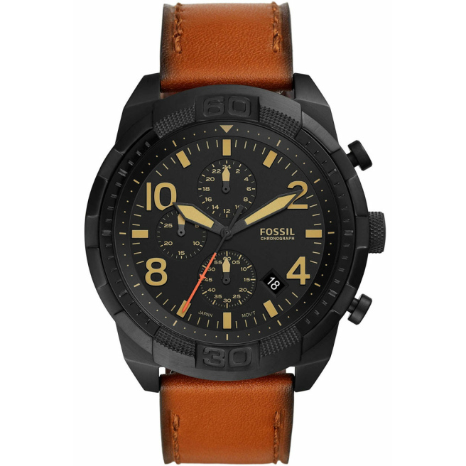 Zegarek Męski Fossil na brązowym pasku BRONSON FS5714