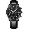 Zegarek Męski Giewont Chronograph Sapphire Czarno Niebieski GW5630-A3