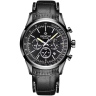Zegarek męski Giewont GW7650-A4 Chronograph Sapphire na pasku czarnym, czarna tarcza