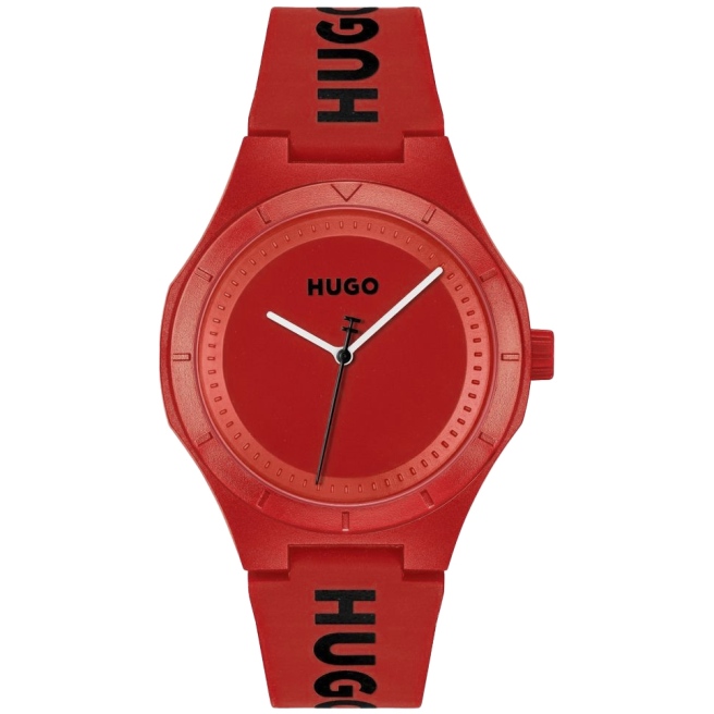 Zegarek Męski HUGO Lit For Him Red 1530346 Czerwony