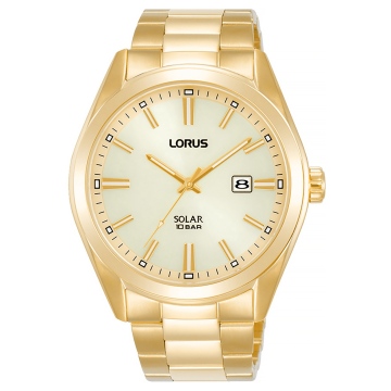 Zegarek Męski LORUS Solar Gold RX338AX9 + BOX