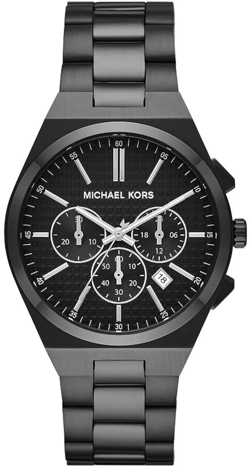 Zegarek Męski Czarny MICHAEL KORS Lennox MK1076SET