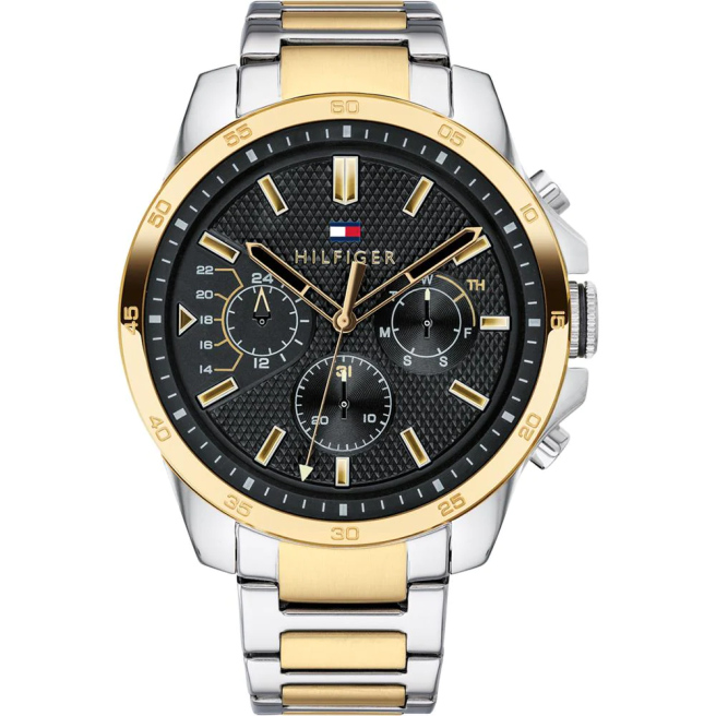 Zegarek Męski Srebrno Złoty Tommy Hilfiger DECKER 1791559