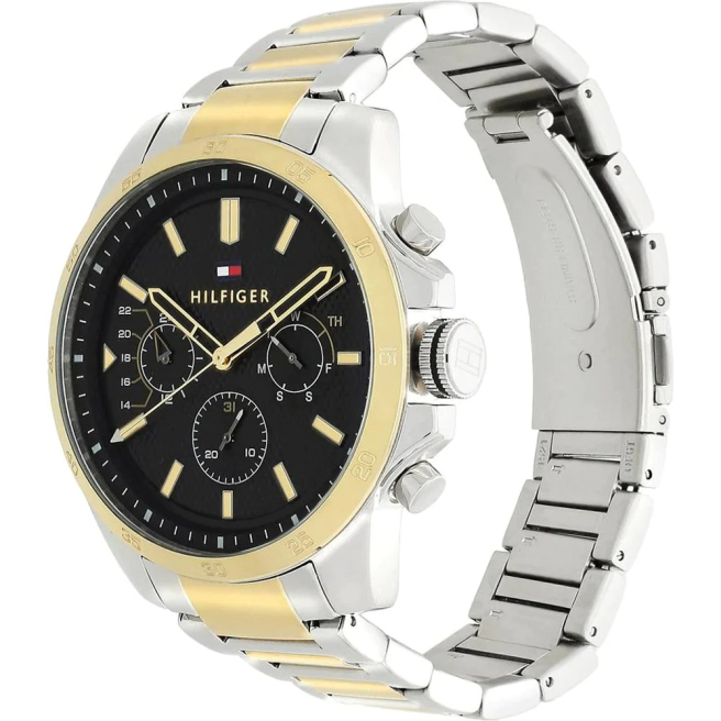 Zegarek Męski Srebrno Złoty Tommy Hilfiger DECKER 1791559