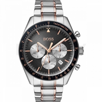 Zegarek męski Hugo Boss Trophy 1513634 na bransolecie srebrnej, WR50