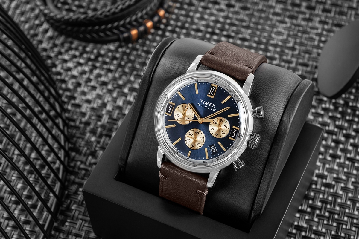 Zegarek Męski TIMEX Marlin® Chronograph Tachymeter TW2W60400 + BOX Zegarek Męski TIMEX Marlin® Chronograph Tachymeter TW2W60400 + BOX