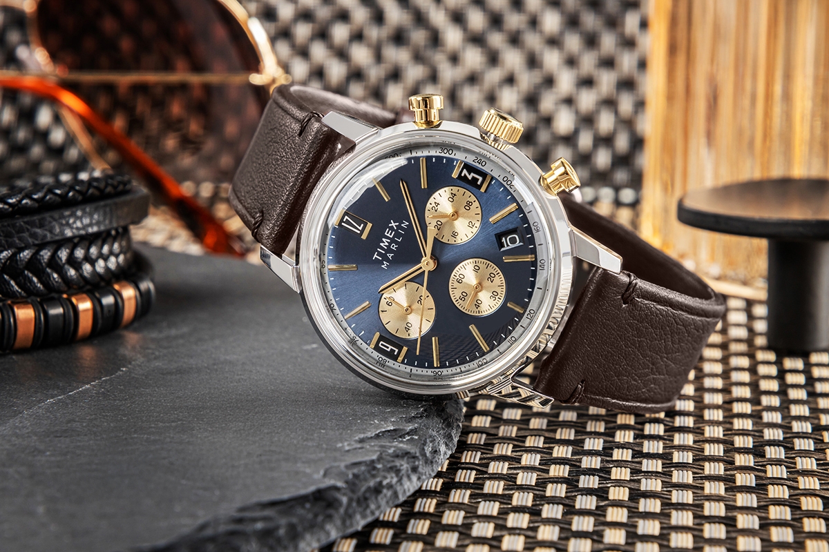 Zegarek Męski TIMEX Marlin® Chronograph Tachymeter TW2W60400 + BOX Zegarek Męski TIMEX Marlin® Chronograph Tachymeter TW2W60400 + BOX