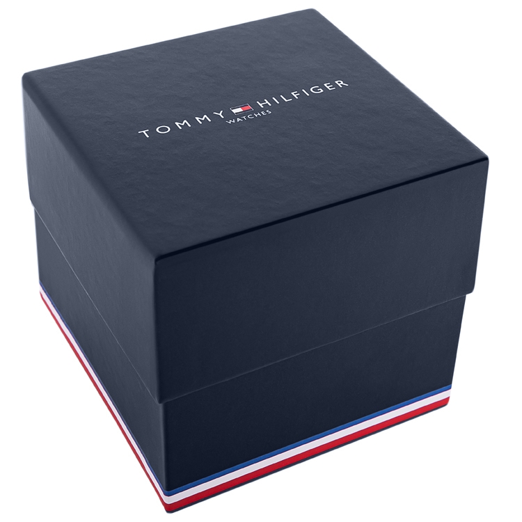 Zegarek męski Tommy Hilfiger Bruce 1710670 na bransolecie srebrnej, niebieska tarcza - zdjęcie 7 Zegarek męski Tommy Hilfiger Bruce 1710670 na bransolecie srebrnej, niebieska tarcza - zdjęcie 7