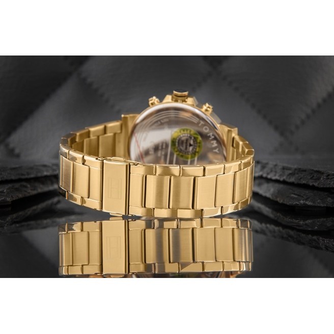 Zegarek Męski Tommy Hilfiger Tyson 1710589 Złota bransoleta