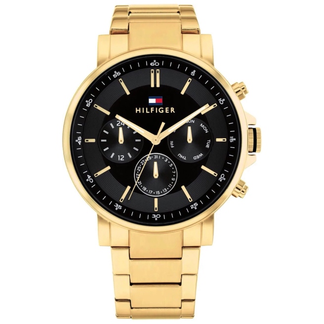 Zegarek Męski Tommy Hilfiger Tyson 1710589 Złota bransoleta
