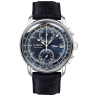 Zegarek męski Zeppelin 100 Jahre Chronograph 8670-3 na pasku granatowym, granatowa tarcza