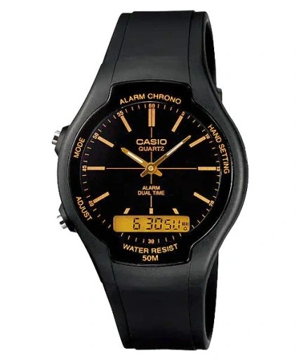 Zegarek Złote Wskazówki CASIO AW-90H-9EVDF