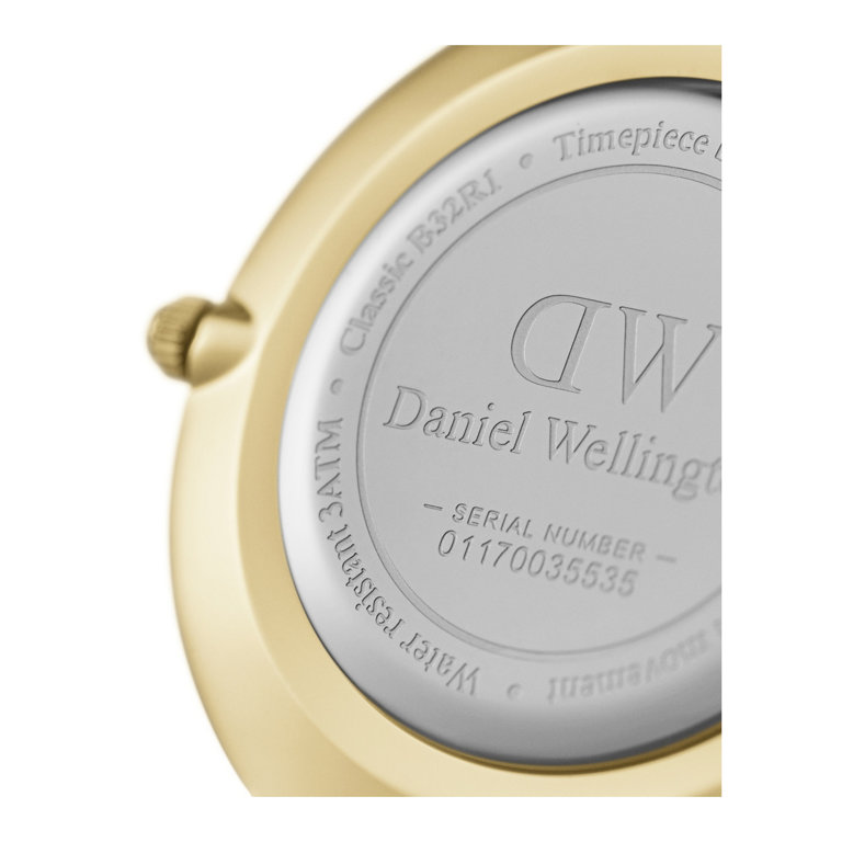 Zegarek damski Daniel Wellington DW00100347 na bransolecie złotej, czarna tarcza - zdjęcie 6 Zegarek damski Daniel Wellington DW00100347 na bransolecie złotej, czarna tarcza - zdjęcie 6