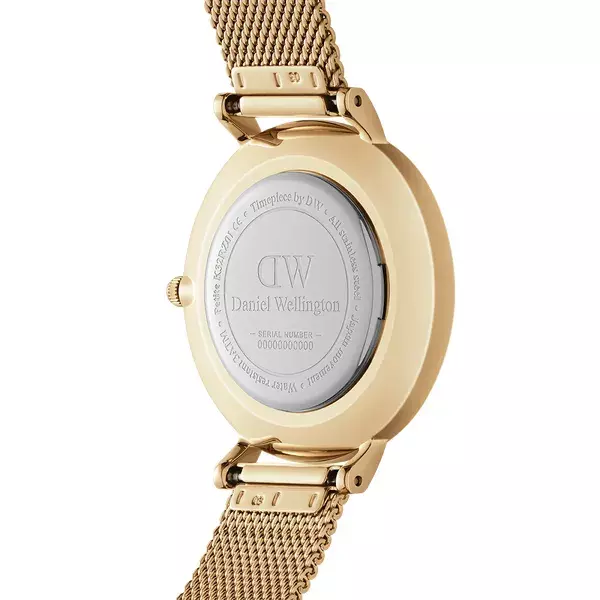 Zegarek damski Daniel Wellington DW00100347 na bransolecie złotej, czarna tarcza - zdjęcie 7 Zegarek damski Daniel Wellington DW00100347 na bransolecie złotej, czarna tarcza - zdjęcie 7