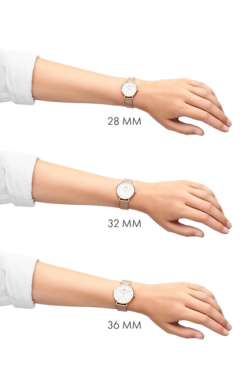 Zegarek damski Daniel Wellington DW00100347 na bransolecie złotej, czarna tarcza - zdjęcie 10 Zegarek damski Daniel Wellington DW00100347 na bransolecie złotej, czarna tarcza - zdjęcie 10