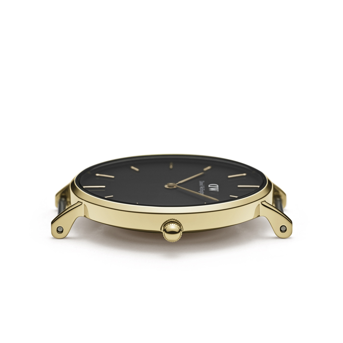 Zegarek damski Daniel Wellington DW00100347 na bransolecie złotej, czarna tarcza - zdjęcie 8 Zegarek damski Daniel Wellington DW00100347 na bransolecie złotej, czarna tarcza - zdjęcie 8