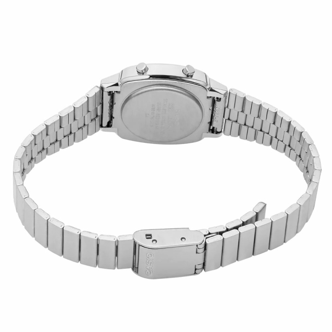 Zegarek damski Srebrny Casio Collection Retro LA670WA-1DF