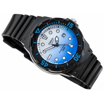 Zegarek dla dziewczynki Czarno-Błękitny Casio LRW-200H-2EVDR