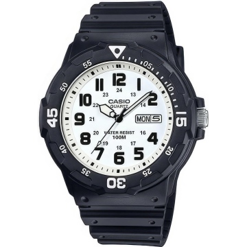 Zegarek męski CASIO Biała tarcza MRW-200H-7BVDF
