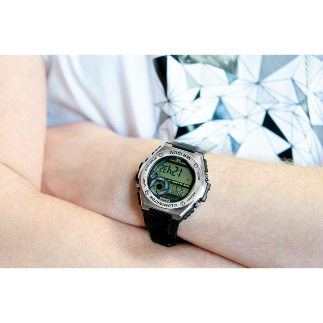 Zegarek męski do pływania 10 ATM Casio MWD-100H-9AVEF
