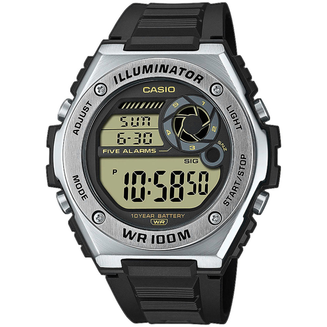 Zegarek męski do pływania 10 ATM Casio MWD-100H-9AVEF