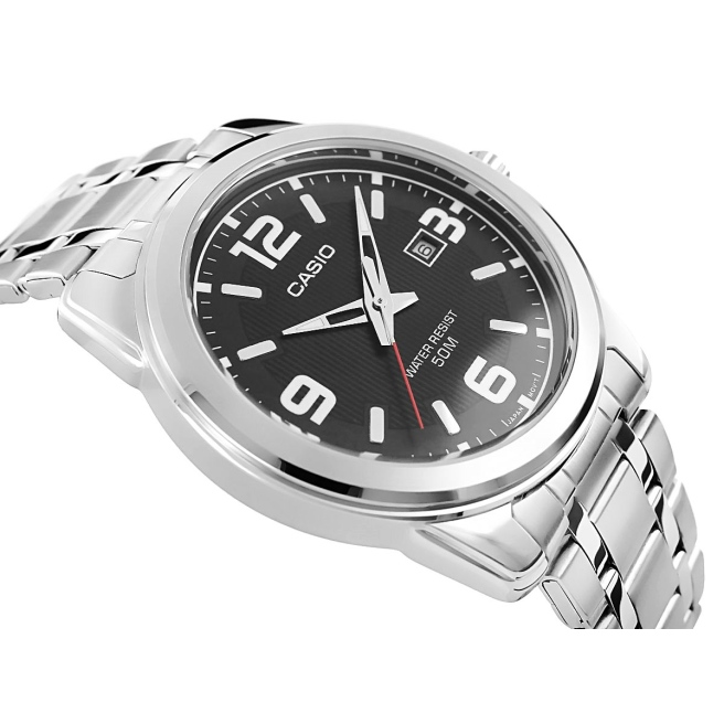 Zegarek męski Srebrny Casio MTP-1314PD-1AVEF