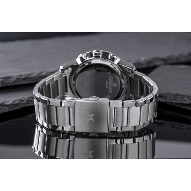 Zegarek Męski GIEWONT GW6480-1 Chronograf - Czarna tarcza