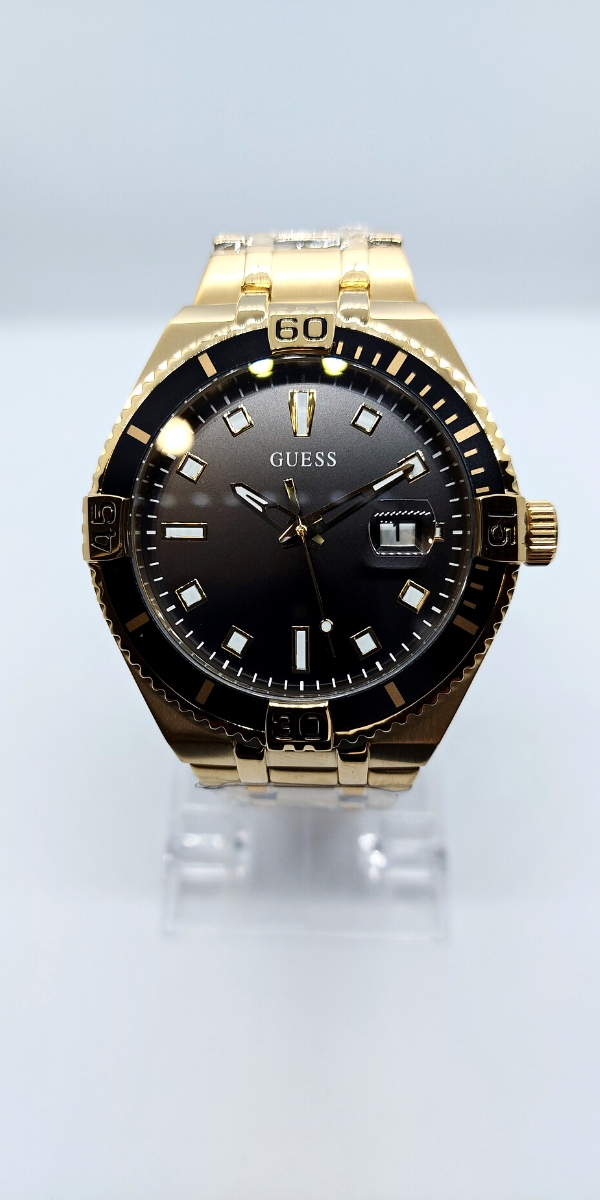 Zegarek męski Złoty GUESS Premier GW0330G2 Zegarek męski Złoty GUESS Premier GW0330G2