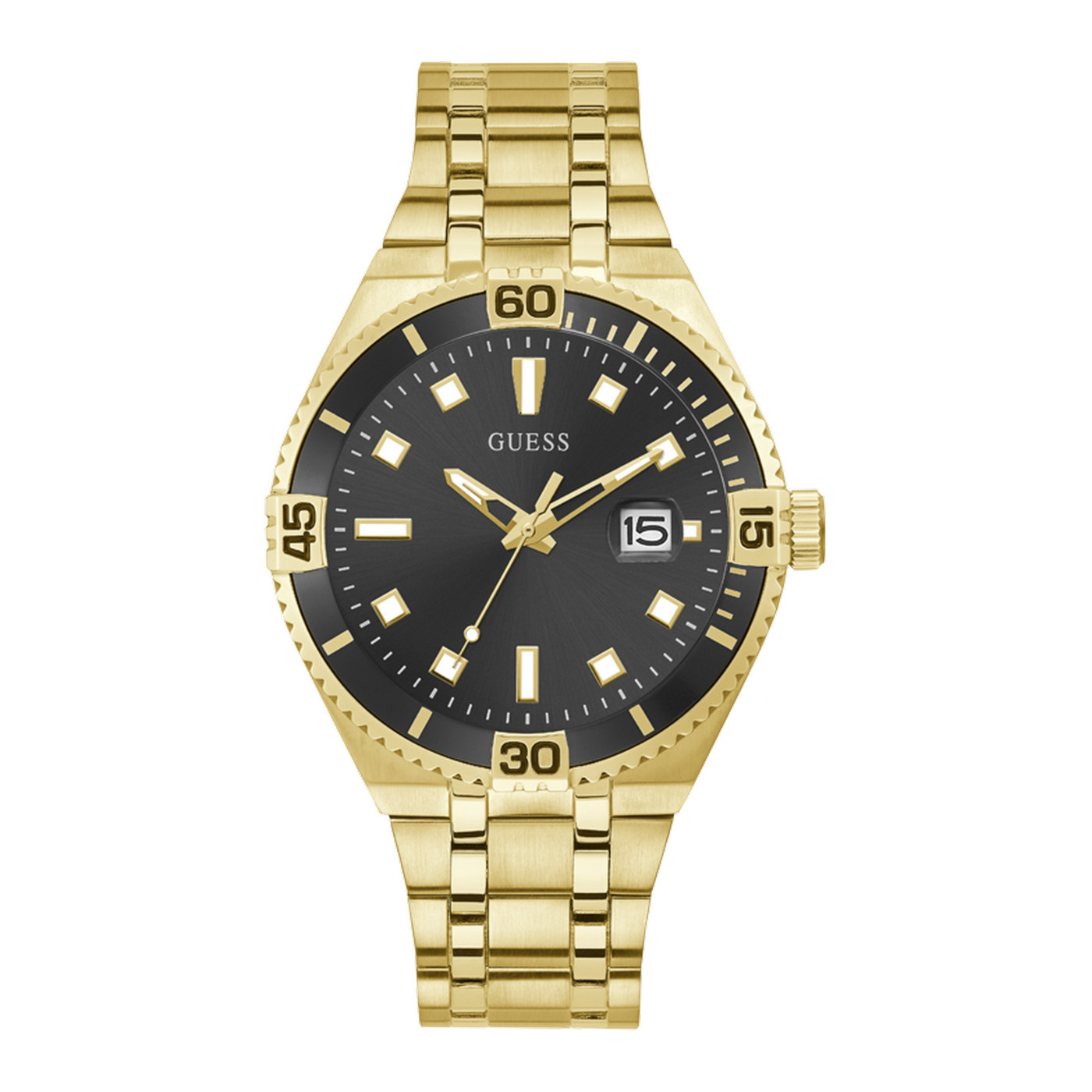 Zegarek męski Złoty GUESS Premier GW0330G2 Zegarek męski Złoty GUESS Premier GW0330G2